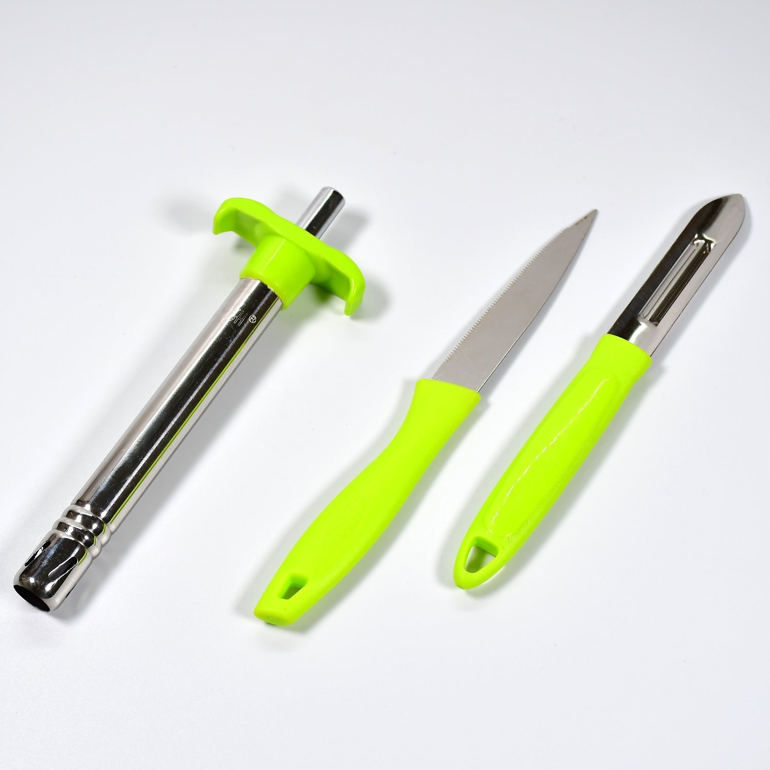 Knife, peeler, and lighter combo set for kitchen use Knife, peeler, and lighter combo set for kitchen use